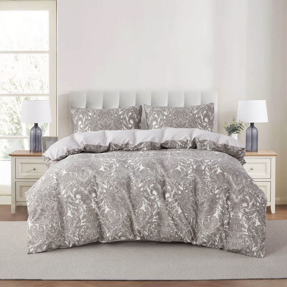 Комплект постільної білизни Rochelle 1,5 сірий La Nuit