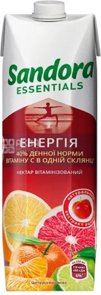 Нектар Sandora Essentials Энергия 0,95л 