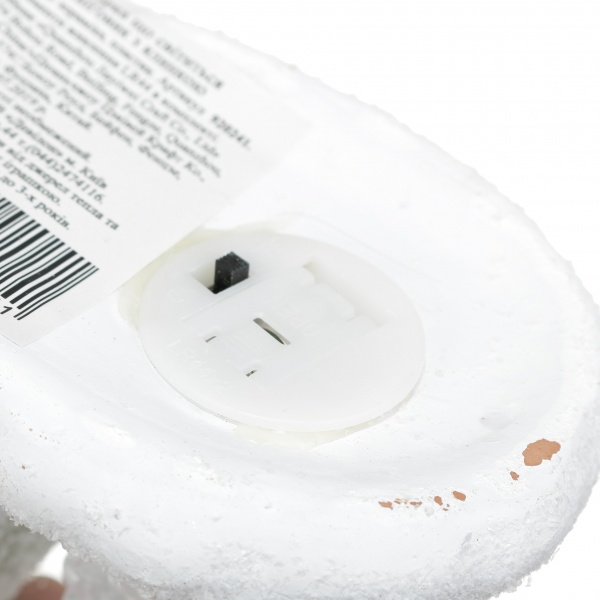 Фигурка декоративная светодиодная (LED) Снеговик с елкой 920241 14 см 