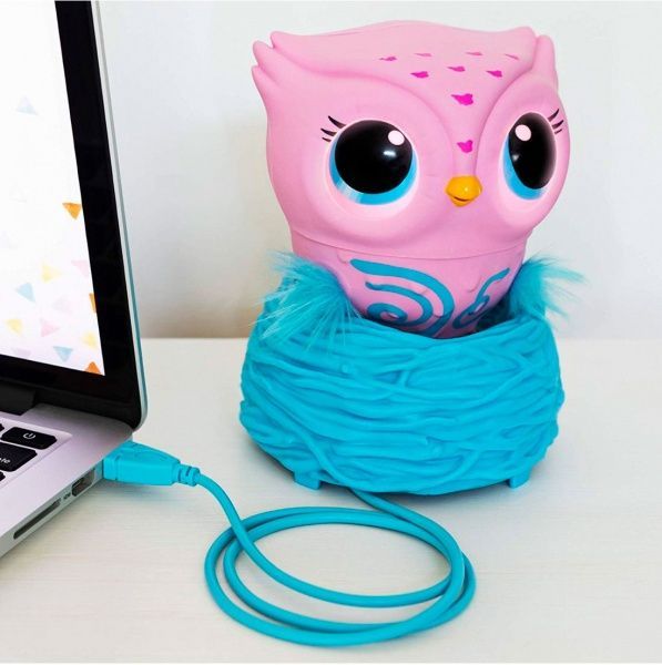 Игрушка интерактивная Spin Master сова Owleez 6053359