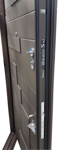 Дверь входная Булат Гарант 802 карамельное дерево 2050x850мм левая