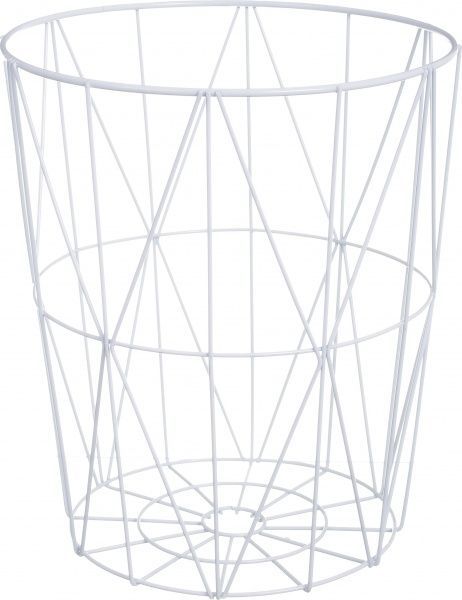 Стіл-кошик Сканді 30х30х34 см білий 