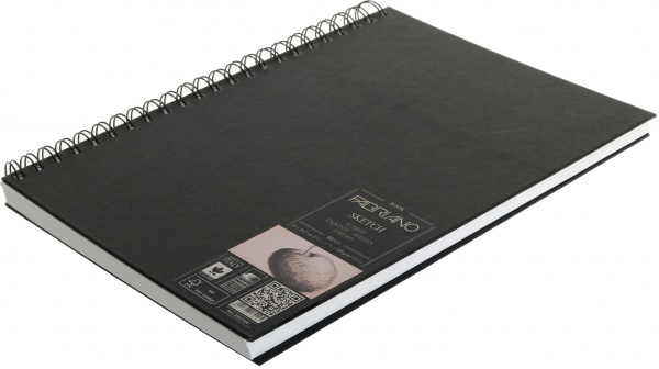 Блокнот для эскизов на спирали A4 21х29,7см 110г/м2 80 л.