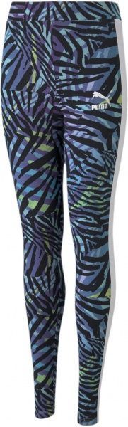Лосини Puma Classics T7 AOP Leggings 53084401 176 чорний