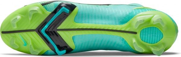 Бутсы Nike SUPERFLY 8 ELITE FG CV0958-403 р. US 9 лайм