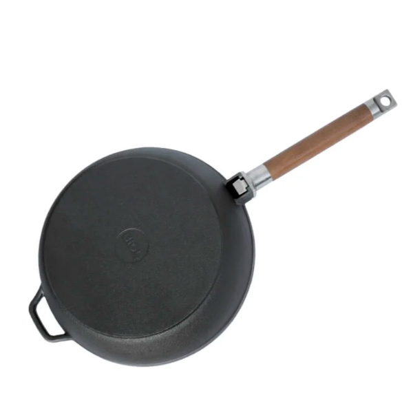 Сковорода чавунна Biol знімна ручка 26 см Класік 0326
