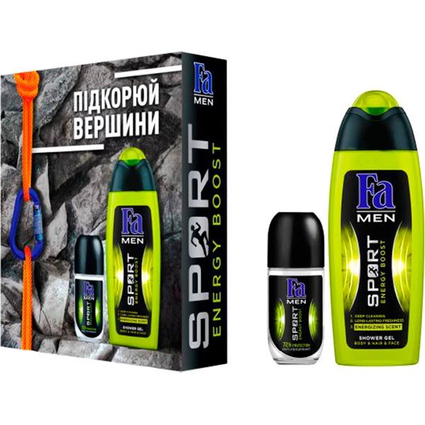 Подарочный набор Fa Men Sport Energy Boost