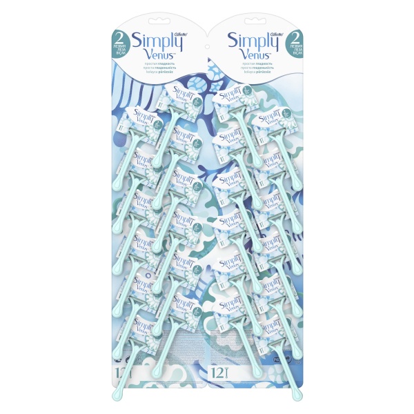 Станки одноразовые Gillette Simply Venus 2 24 шт.