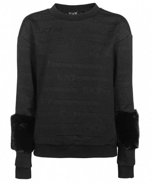 Світшот EA7 6LTM33-TJGVZ-1200 р. S чорний