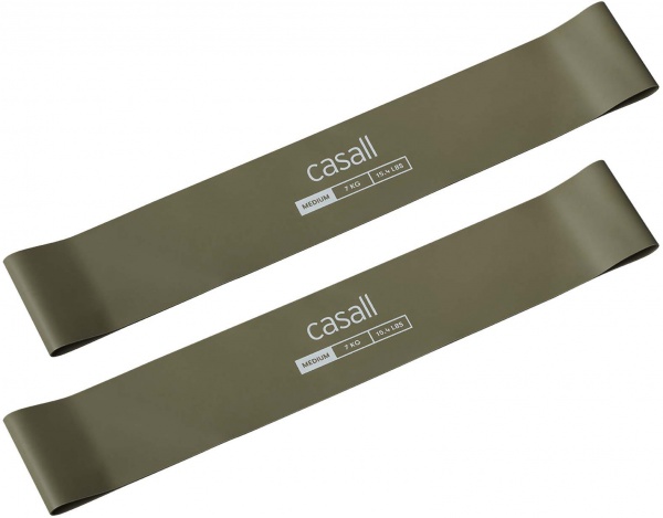 Стрічка для фітнесу Casall RUBBER BAND LIGHT 2PCS 54304-449 зелений 