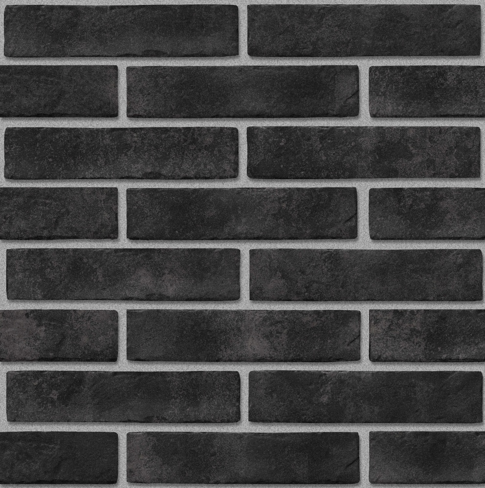 Плитка Golden Tile Brickstyle Richmond anthracite RHУ010 25x6 см