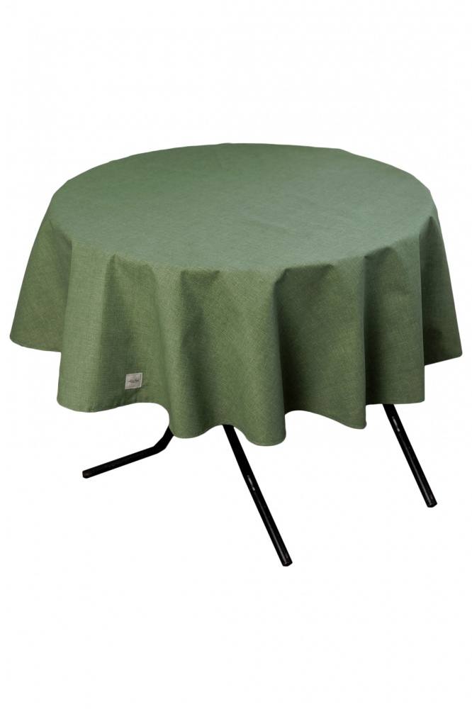 Скатертина Ботаніка Ø 160 см зелена La Nuit