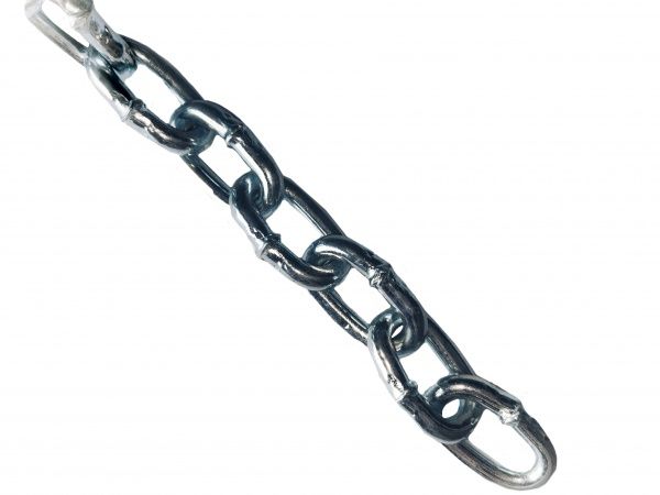 Цепь короткозвеньевая 5 мм 1 м оцинкованная