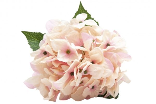 Цветок искусственный Гортензия 35 см розовая 630997
