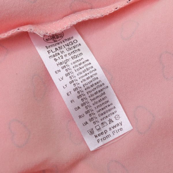 Платье Фламинго р.86 персиковый 634-423- 