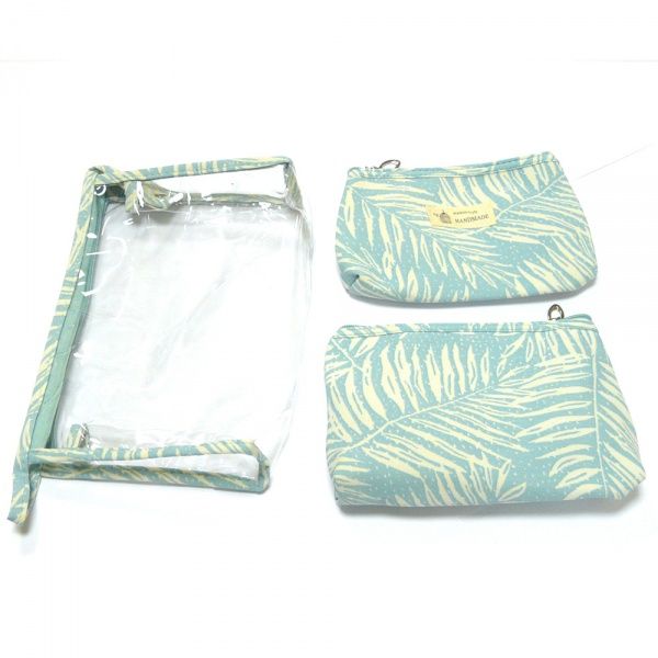 Косметичка Перо 3ШТ.B107-9 бірюза 