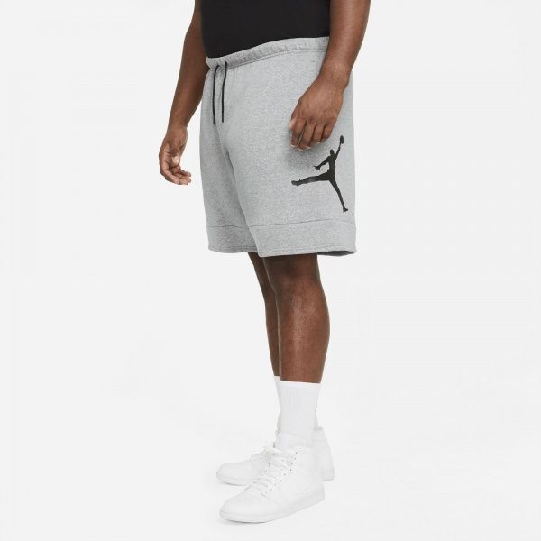 Шорты Nike M J JUMPMAN AIR FLC SHORT CK6707-091 р. M серый