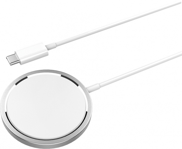 Беспроводное зарядное устройство ColorWay MagSafe Charger 15W for iPhone белое (CW-CHW27Q-WT) 