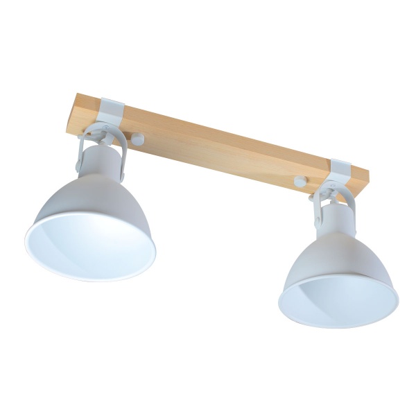 Спот Светкомплект Wooden AP 4919 2x40 Вт E27 белый 