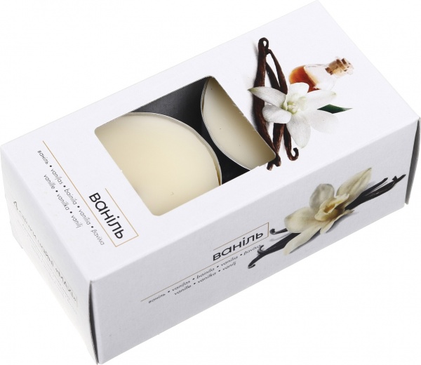 Свічка-таблетка ароматизована Pako-If Ваніль 4 шт 