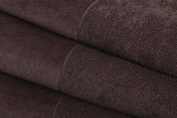 Рушник Валенсія 70x130 см голубо-коричневий Homeline 