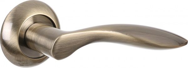 Ручка на розетці Wing AB стара бронза