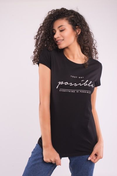 Футболка Avecs AV-30305/1 46 чорний