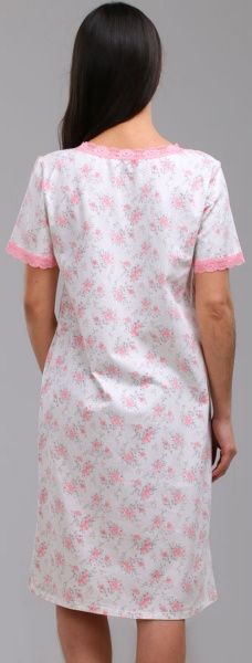 Ночная рубашка Roksana Scarlet 835/16024 р. XXL бежевый с розовым 