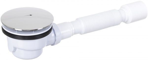 Сифон для поддона ScandiSPA для душевых кабин и низких поддонов h65/d115