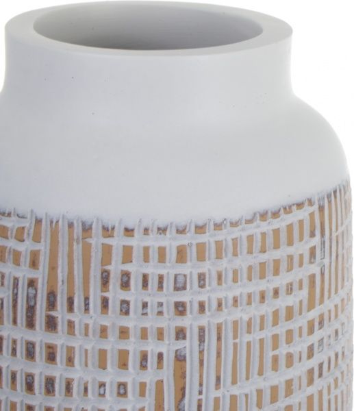 Ваза Декор 15.5х15.5х75 см біла