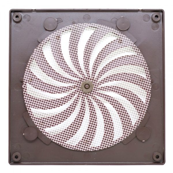 Решетка для вентиляции К-18К 180x180 мм пластик коричневый 