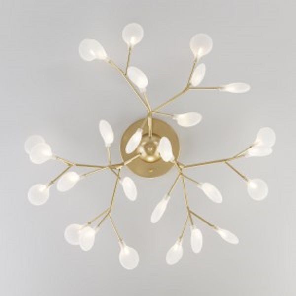 Люстра стельова Strotskis Foglia 27x3 Вт G4 золотий 542 