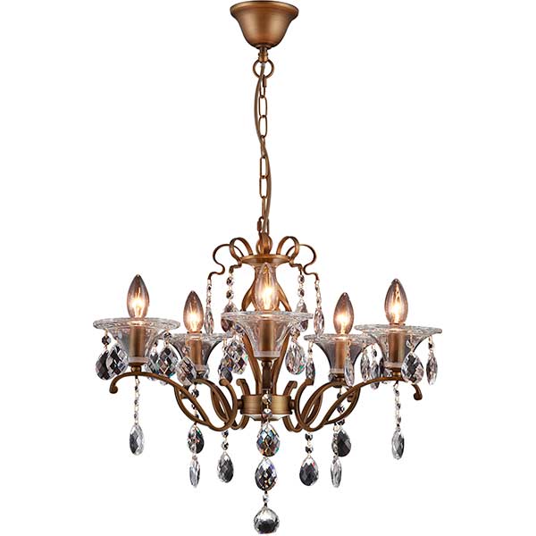 Люстра Altalusse INL-1107P-05 золота бронза