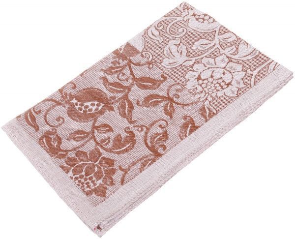 Полотенце гранаде 49x70 см Білоруський льон темно-коричневый 