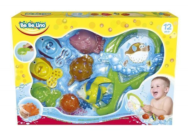 Игровой набор для ванной Bebelino с сачком Лови и брызгай 57113