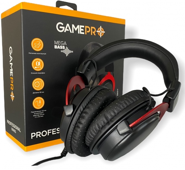Гарнітура GamePro red (HS1240) 