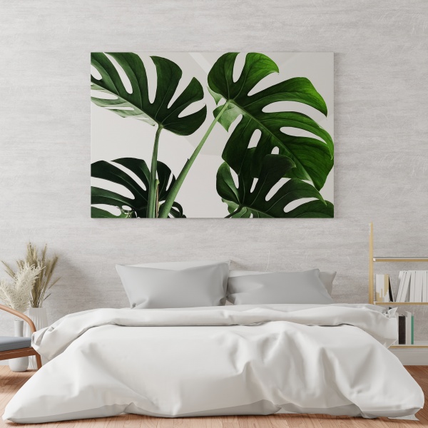 Картина на холсте Листья монстеры 110x80 см WS Holst 14082212 