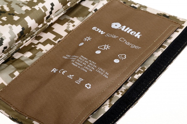 Зарядний пристрій розкладний портативний 63W ALT-63 мілітарі