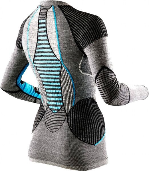 Термофутболка X-Bionic Apani_Merino_Fastflow I100467 L/XL сірий