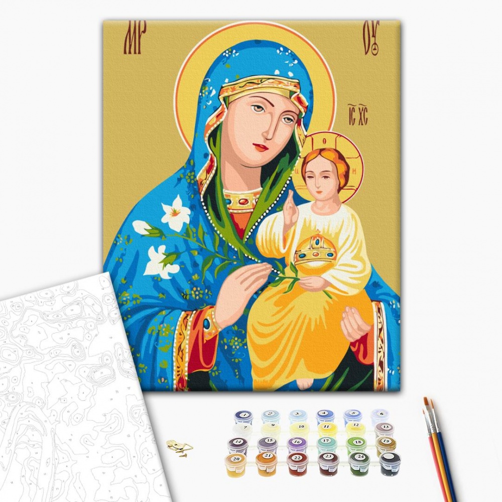 Картина за номерами Нев'янучий Цвіт 30х40 см Brushme