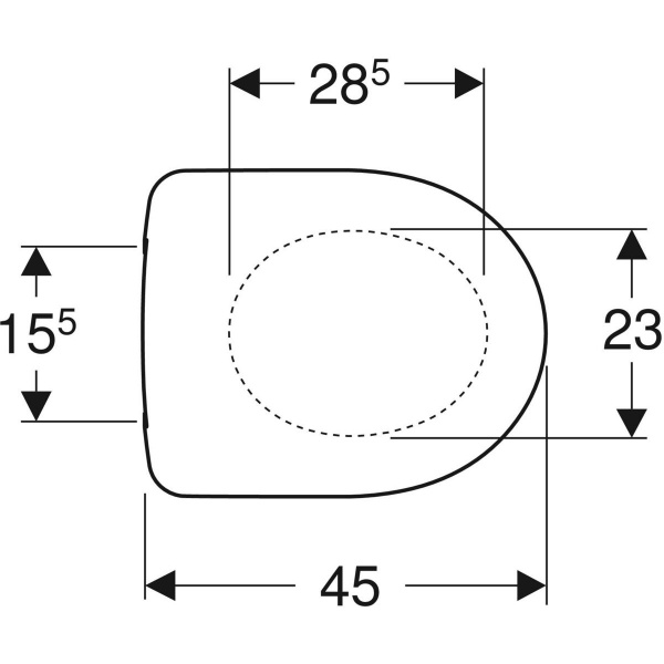 Сиденье для унитаза Geberit Selnova 500.335.01.1 с кришкой
