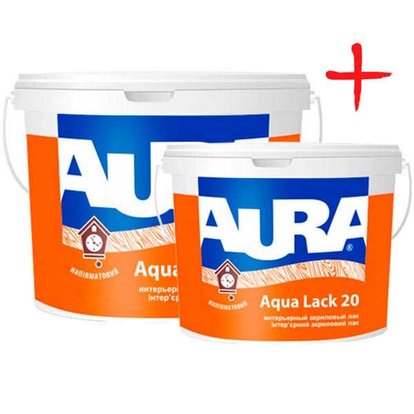 Комплект Aura Aqua Lack 20 10 л + 2.5 л