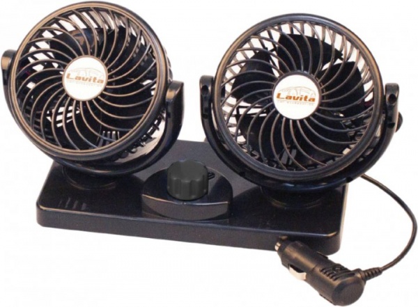Вентилятор автомобильный Lavita 2 x 4