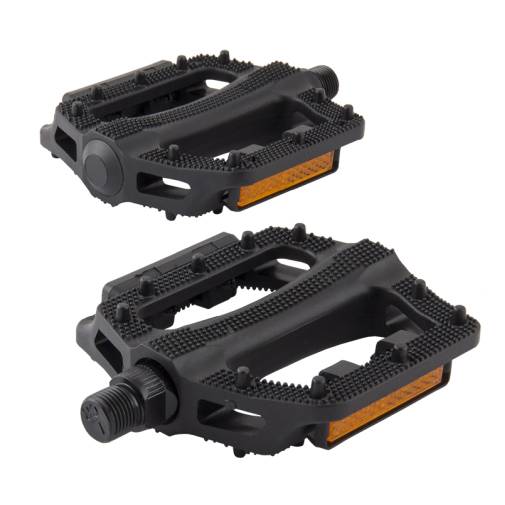 Педали для велосипеда GREY'S р.OS GR14110 PLAST SS22 черный 