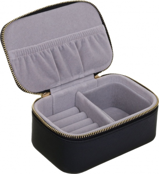 Скринька для прикрас Royal weave 13х8х5,5 cм чорна