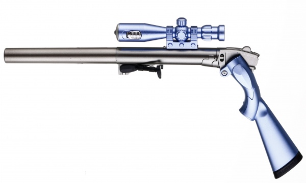 Ручка гелевая Винтовка синяя чернила синие 