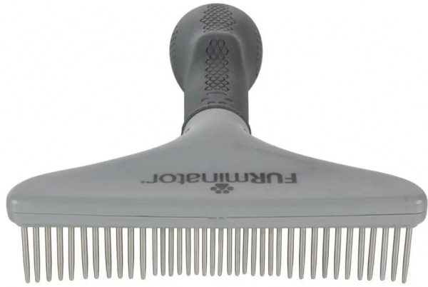 Гребінець-граблі FURminator для собак та котів з обертовими зубцями 691664