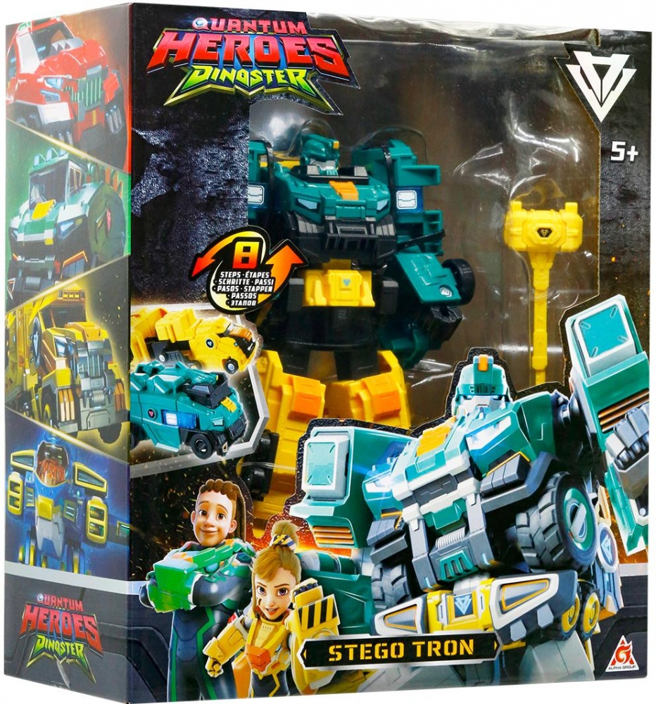 Игровой набор DINOSTER с роботом-трансформером Стего Трон EU580814