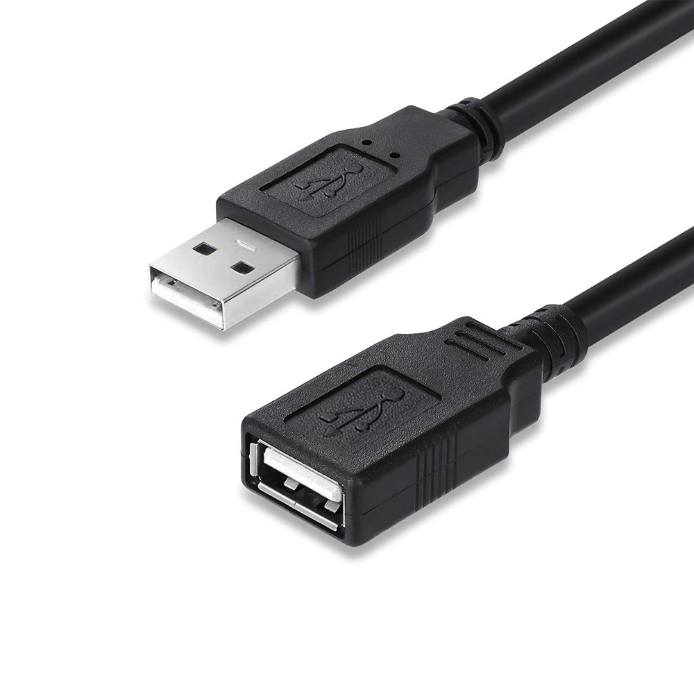 Перехідник ColorWay подовжувач USB 2.0 AM/AF чорний 1,8 м (CW-CBUF076-BK)