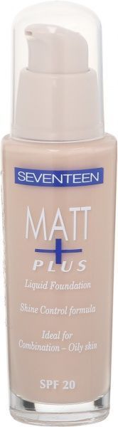 Тональний крем Seventeen Matt Plus Shine Control Foundation №00 30 мл